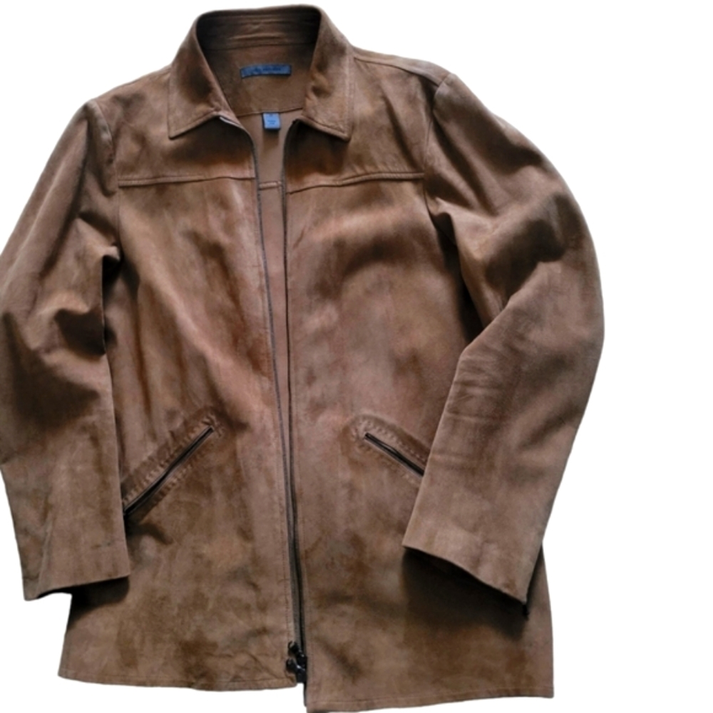 Suede Shirt Jacket